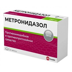 Метронидазол табл. 250 мг 50 шт.