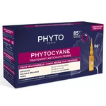 Сыворотка против выпадения волос, Phytosolba (Фито) 5 мл 12 шт арт. PH1002011P4 Фитоциан для женщин против реакционного выпадения волос ампулы
