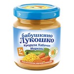 Пюре, Бабушкино лукошко 100 г кукуруза кабачок морковь с 5 мес
