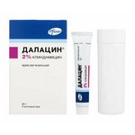 Далацин, крем вагинальный 2% 20 г 1 шт туба в комплекте с аппликаторами - 3 шт