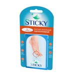 Пластырь мозольный Sticky гидроколлоидный на палец 10 шт.