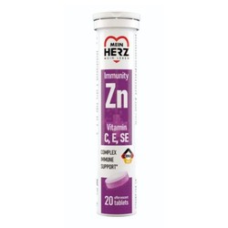 Иммунитет Цинк + Витамины C Е Селен Mein Herz 20 шт. табл. шип.