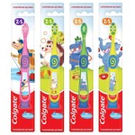 Зубная щетка для детей, Colgate (Колгейт) 2-5 лет супермягкие щетинки на присоске цвет в ассортименте