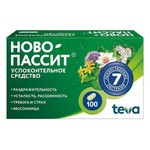 Ново-Пассит, таблетки покрытые пленочной оболочкой 100 шт
