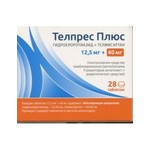 Телпрес Плюс, таблетки 12.5 мг+40 мг 28 шт