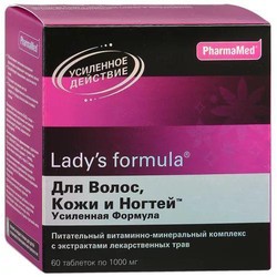 Леди'С формула усиленная для волос кожи и ногтей 60 шт. табл. 1 г