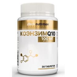 Коэнзим Q10 aTech Nutrition БАД (100 мг в 3 таблетках) 30 шт. табл. 400 мг