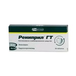 Рениприл ГТ, таблетки 12.5 мг+10 мг 20 шт