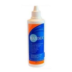 Раствор для ухода за контактными линзами Maxima универсальный+контейнер 250 мл
