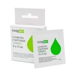 Салфетка спиртовая стерильная, р. 4х4 см 10 шт ЭверсМед