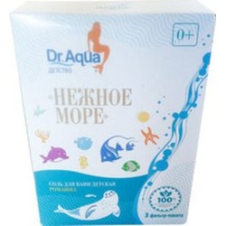 Соль морская для ванн 150 г 3 шт. Dr.Aqua ромашка детская