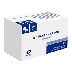 Мемантин Канон табл. п/о пленочной 20 мг 90 шт.