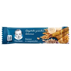 Батончик Gerber банан маракуйя 25 г