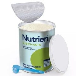Смесь для энтерального питания сухая пор. Nutrien Дисфагия загуститель для еды и напитков растворимый 370 г банка
