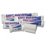 Бинт нестерильный, р. 5мх10см 36 г/м.кв. инд. упак.