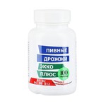 Дрожжи пивные, таблетки 0.45 г 100 шт без добавок