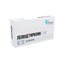 Левоцетиризин табл. п/о пленочной 5 мг 30 шт.