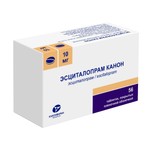 Эсциталопрам Канон, таблетки покрытые пленочной оболочкой 10 мг 56 шт