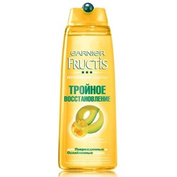 Шампунь Garnier Фруктис тройное восстановление 400 мл