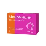 Мономицин, порошок для приготовления раствора для приема внутрь 3 г / 8 г 1 шт пакетики