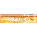 Леденцы, Halls (Холлс) 25 г (9 леденцов) мед и лимон