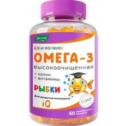 Бэби Формула рыбки омега-3 60 шт. паст. жев. 4 г