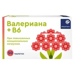 Проаптека Валериана+В6 БАД 50 шт. табл. 94 мг
