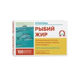Рыбий жир, Vitateka (Витатека) капсулы 0.37 г 100 шт