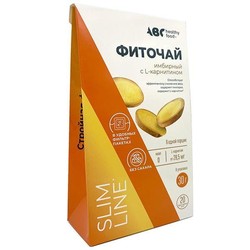 Фиточай ABC healthy food имбирный с L-карнитином стройная фигура 20 шт. ф/пак. 1.5 г