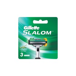 Кассеты для станков для бритья Gillette слалом 3 шт.