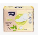 Прокладки женские, Bella (Белла) 10 шт Софт комфорт с экстрактом белого чая сеточка