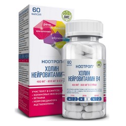 Ноотроп холин 60 шт. капс. 0.73 г