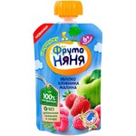 Десерт, Фрутоняня 90 г яблоко клубника малина с 6 мес