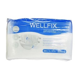 Подгузники для взрослых WellFix лардж экстра супер р. L (100-160 см) 30 шт.