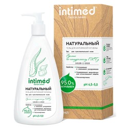Гель для интимной гигиены Intimed Белая линия натуральный для чувствительной кожи 200 мл