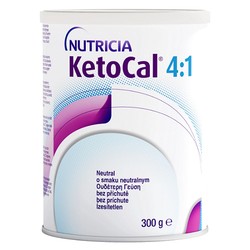 Смесь сухая пор. Ketocal 4:1 с нейтральным вкусом 300 г банка