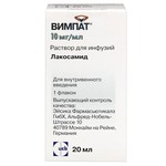 Вимпат, раствор для инфузий 10 мг/мл 20 мл 1 шт