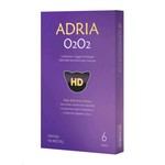 Линзы контактные, Adria (Адрия) 6 шт О2О2 силикон-гидрогелевые ежемесячные bc 8.6 (-2.25)