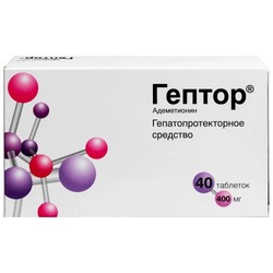 Гептор табл. п/о кишечнораств. 400 мг 40 шт.