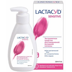Средство для интимной гигиены Lactacyd Сенситив для чувствительной кожи (экстракт хлопка) 200 мл