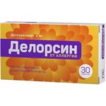 Делорсин, таблетки 5 мг 30 шт