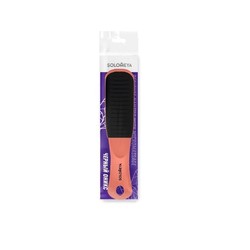 Пилка педикюрная для ногтей Solomeya черный оникс с микромассажем 80/150 грит