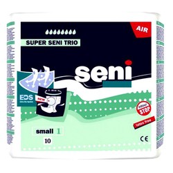 Подгузники для взрослых Seni супер трио смол р. S 10 шт.