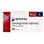 Периндоприл-Вертекс, таблетки 4 мг 30 шт