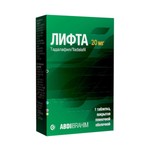 Лифта, таблетки покрытые оболочкой пленочной 20 мг 1 шт