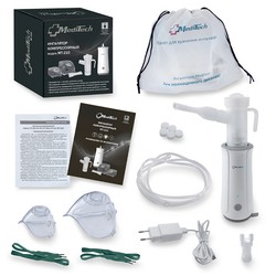 Ингалятор компрессорный MediTech небулайзер портативный со встроенным аккумулятором