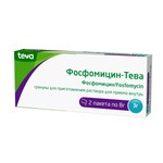 Фосфомицин-Тева, гранулы для приготовления раствора для приема внутрь 3 г 8 г 2 шт пакеты
