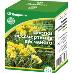 Бессмертника песчаного цветки 1 шт. сырье 25 г