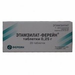 Этамзилат-Ферейн, таблетки 250 мг 20 шт
