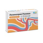 Лизиноприл Реневал, таблетки 5 мг 30 шт